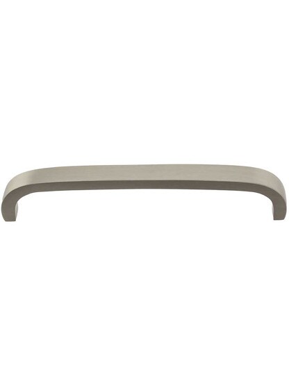 Solid-Brass Bridge Cabinet Pull - 6 inch Center-to-Center in Satin Nickel.